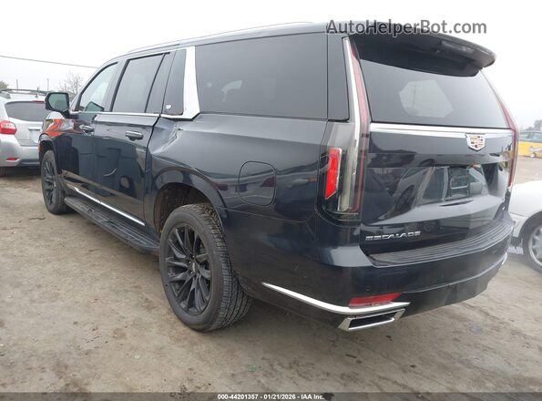 1GYS4KKL3NR318739 2022 CADILLAC ESCALADE Dark Blue Tył lewy
