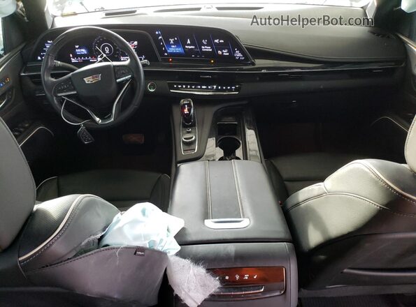 1GYS4PKL5PR294640 2023 CADILLAC ESCALADE Silver Widok deski rozdzielczej