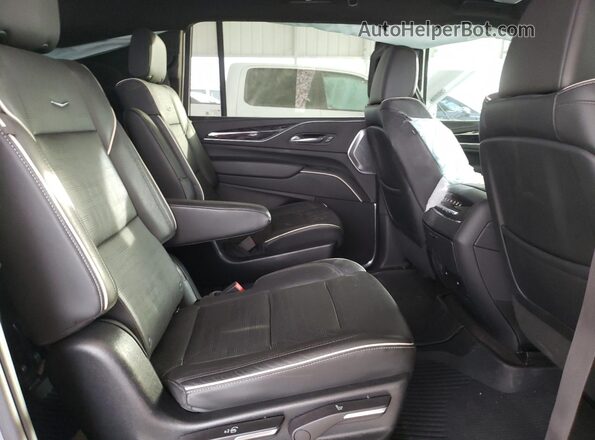 1GYS4PKL5PR294640 2023 CADILLAC ESCALADE Silver Widok wnętrza z tyłu