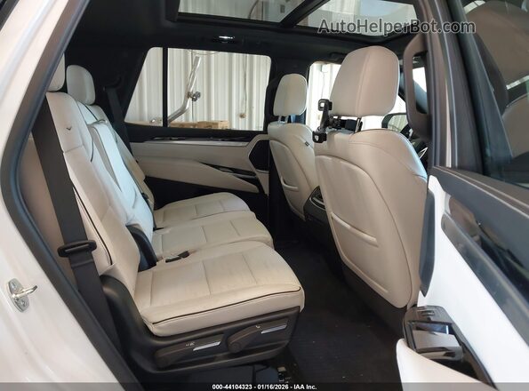1GYS9FRLXSR404091 2025 CADILLAC ESCALADE White VIN კოდის სტიკერის ხედი