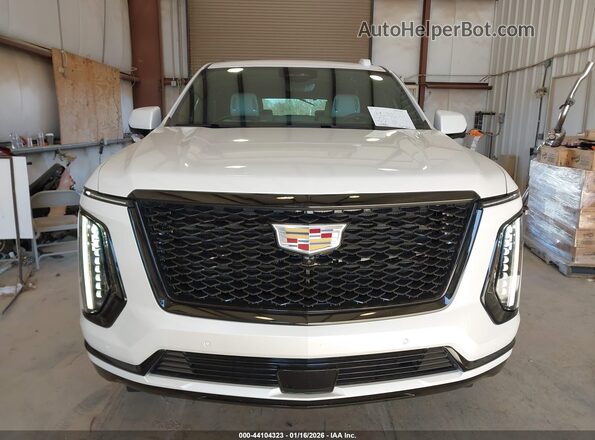 1GYS9FRLXSR404091 2025 CADILLAC ESCALADE White ხელსაწყოთა პანელის ხედი