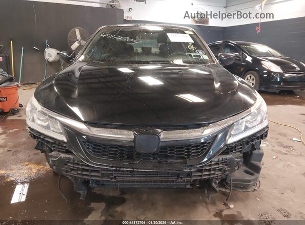 1HGCR2F14HA298431 2017 HONDA ACCORD Black Вид спереду