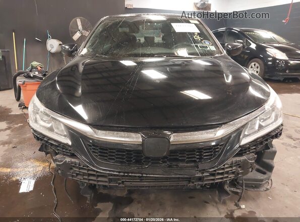 1HGCR2F14HA298431 2017 HONDA ACCORD Black Вид щитка приладів