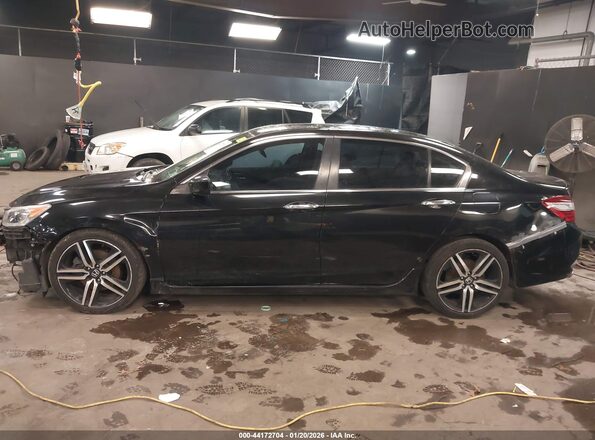 1HGCR2F14HA298431 2017 HONDA ACCORD Black Панорамний вид салону 360°