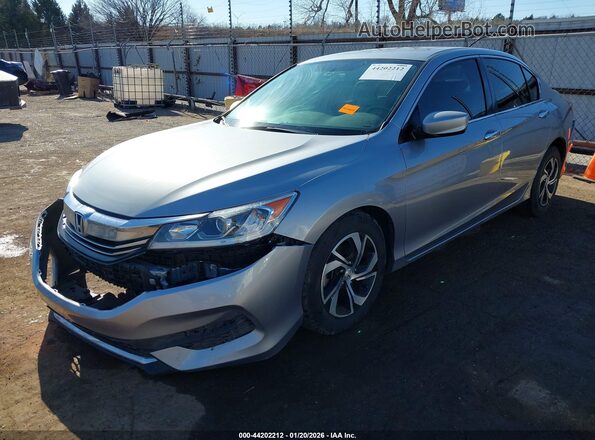 1HGCR2F3XGA236970 2016 HONDA ACCORD Серебряный Передняя левая четверть