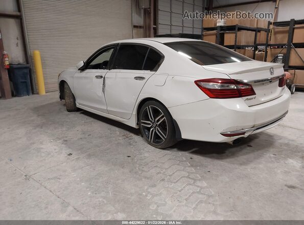 1HGCR2F56GA046780 2016 HONDA ACCORD White Rear left