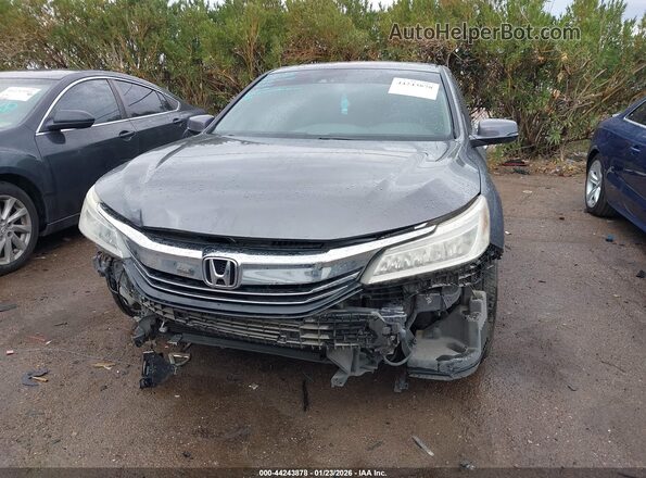 1HGCR3F94HA024884 2017 HONDA ACCORD Gray Widok z przodu