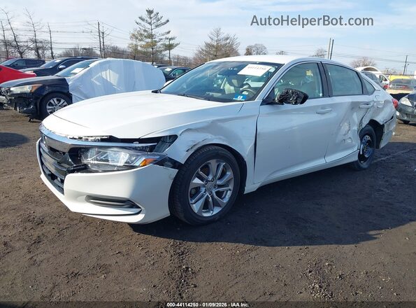 1HGCV1F11JA212939 2018 HONDA ACCORD White Առջևի ձախ երեք քառորդ տեսարան