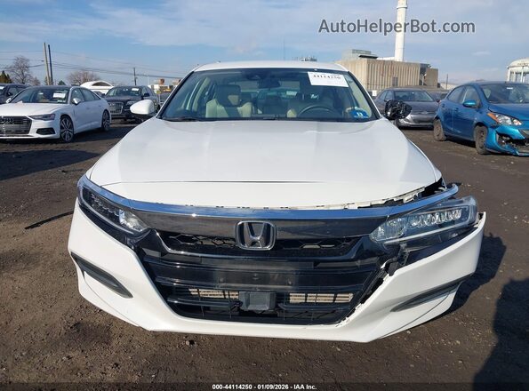 1HGCV1F11JA212939 2018 HONDA ACCORD White Սարքավորումների վահանակի տեսք