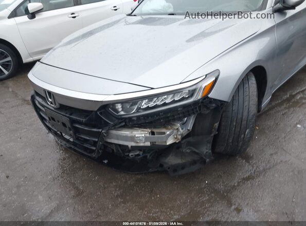 1HGCV1F18LA076201 2020 HONDA ACCORD Серебряный Вид спереди