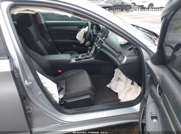 1HGCV1F18LA076201 2020 HONDA ACCORD Серебряный Вид салона спереди