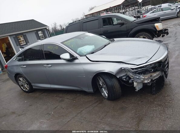 1HGCV1F18LA076201 2020 HONDA ACCORD Серебряный Вид задней части салона