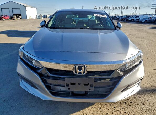 1HGCV1F19KA056246 2019 HONDA ACCORD Silver Front view