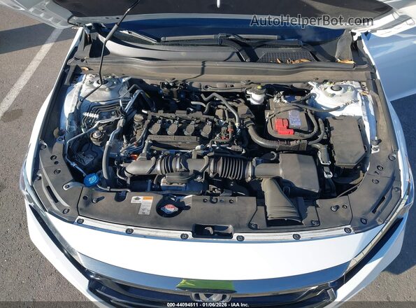 1HGCV1F30NA057873 2022 HONDA ACCORD White Вид ззаду