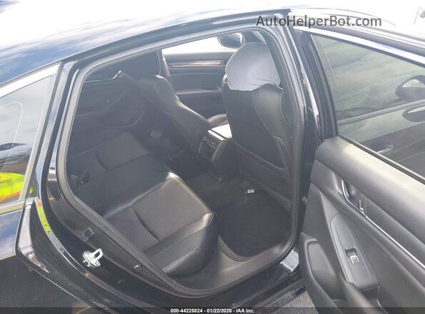 1HGCV1F31MA036870 2021 HONDA ACCORD Black VIN კოდის სტიკერის ხედი