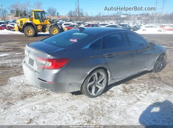 1HGCV1F33LA055502 2020 HONDA ACCORD Gray Trasero derecho