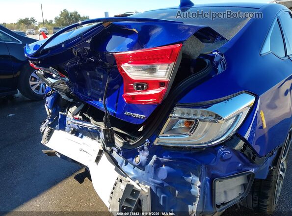 1HGCV1F35JA222567 2018 HONDA ACCORD Blue 
