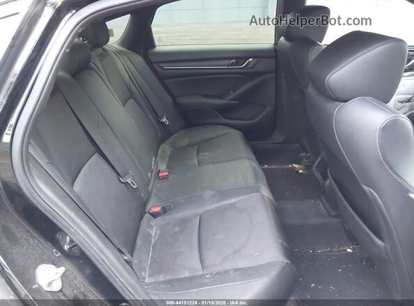 1HGCV1F35KA031099 2019 HONDA ACCORD Black Вид наклейки з VIN-кодом