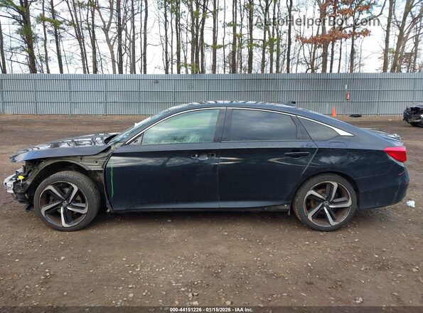 1HGCV1F35KA031099 2019 HONDA ACCORD Black Панорамний вид салону 360°