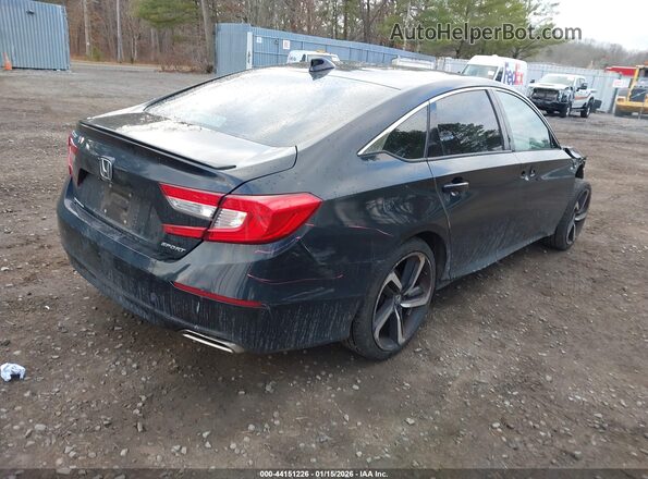 1HGCV1F35KA031099 2019 HONDA ACCORD Black Задня права чверть