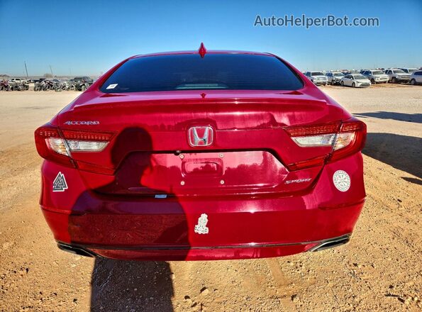 1HGCV1F36JA260793 2018 HONDA ACCORD Red 