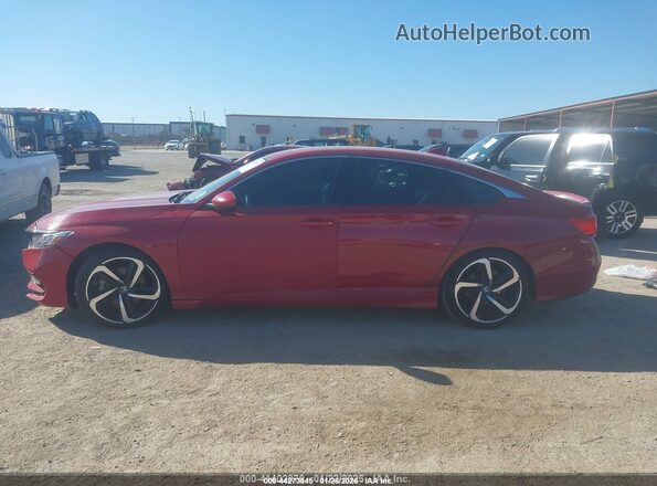1HGCV1F37KA056893 2019 HONDA ACCORD Red 