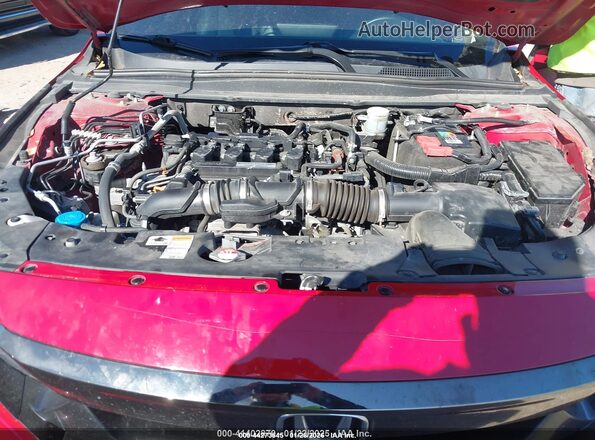 1HGCV1F37KA056893 2019 HONDA ACCORD Red 