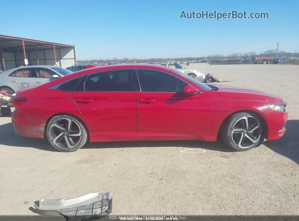 1HGCV1F37KA056893 2019 HONDA ACCORD Red 