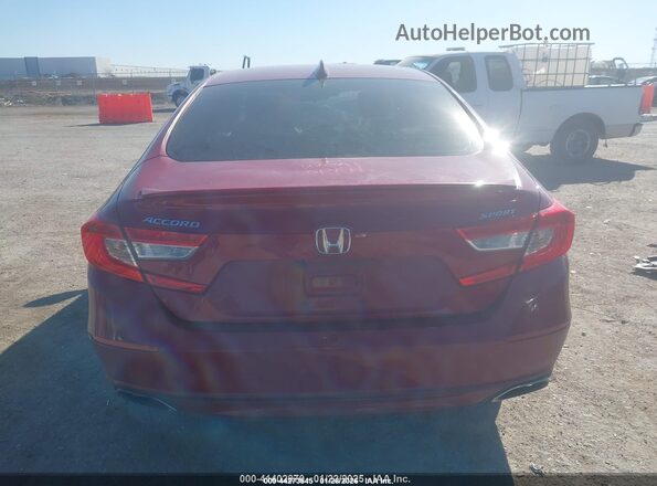 1HGCV1F37KA056893 2019 HONDA ACCORD Red 
