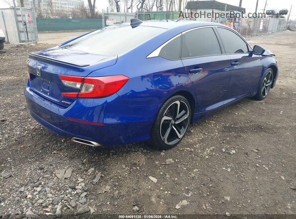 1HGCV1F37MA092604 2021 HONDA ACCORD Blue 