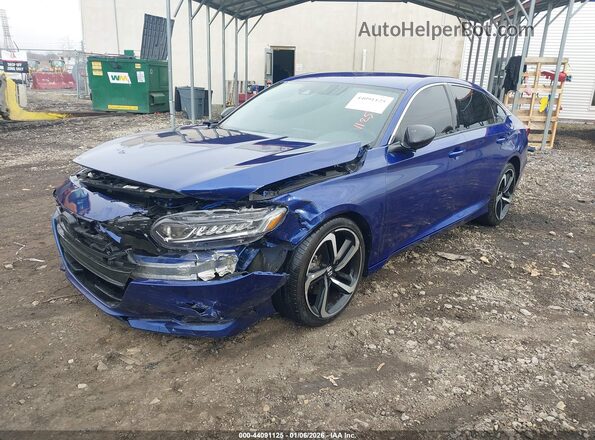 1HGCV1F37MA092604 2021 HONDA ACCORD Blue 
