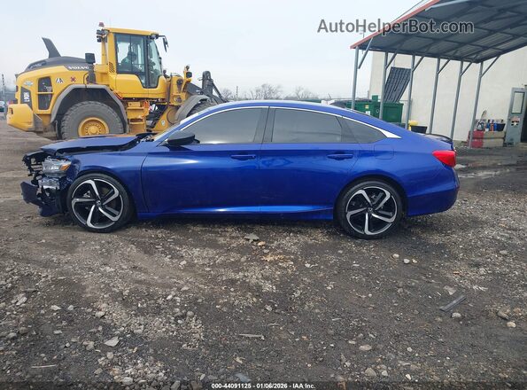 1HGCV1F37MA092604 2021 HONDA ACCORD Blue 