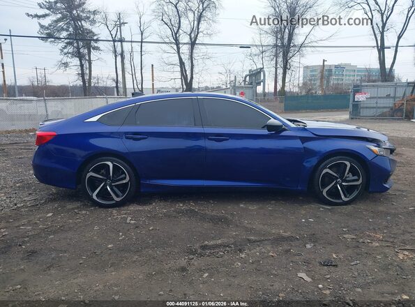 1HGCV1F37MA092604 2021 HONDA ACCORD Blue 