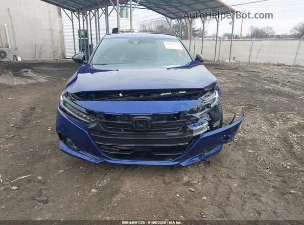 1HGCV1F37MA092604 2021 HONDA ACCORD Blue 