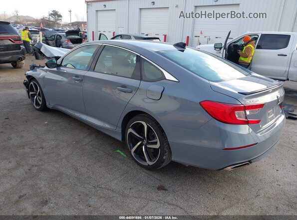 1HGCV1F37NA006175 2022 HONDA ACCORD Серый Задняя левая четверть