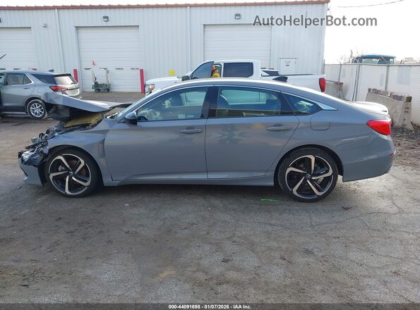 1HGCV1F37NA006175 2022 HONDA ACCORD Серый Панорамный вид салона 360°