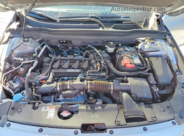 1HGCV1F38KA141192 2019 HONDA ACCORD Silver Вид задньої частини салону