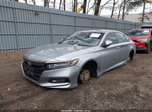 1HGCV1F39KA123834 2019 HONDA ACCORD Silver წინა ხედი