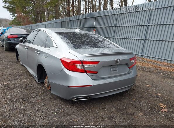 1HGCV1F39KA123834 2019 HONDA ACCORD Silver უკანა მარცხენა