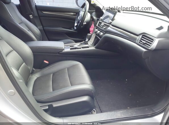 1HGCV1F39KA123834 2019 HONDA ACCORD Silver წინა სალონის ხედი