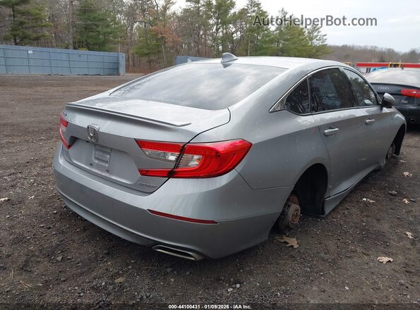 1HGCV1F39KA123834 2019 HONDA ACCORD Silver უკანა მარჯვენა
