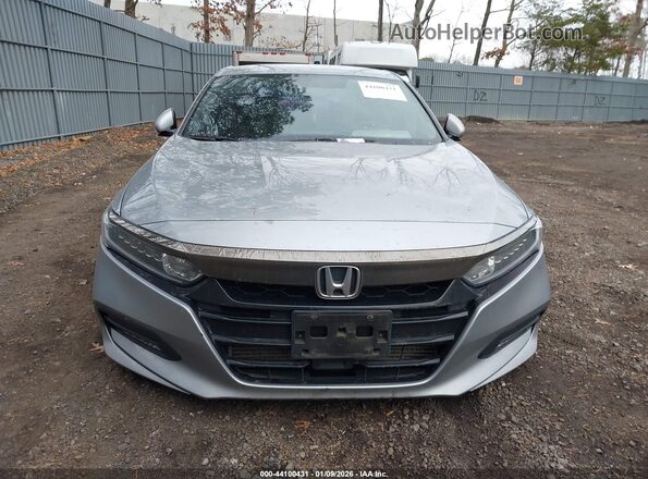 1HGCV1F39KA123834 2019 HONDA ACCORD Silver წინა პანელის ხედი