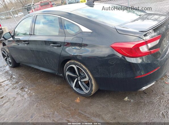 1HGCV1F47MA094670 2021 HONDA ACCORD Black უკანა მარცხენა