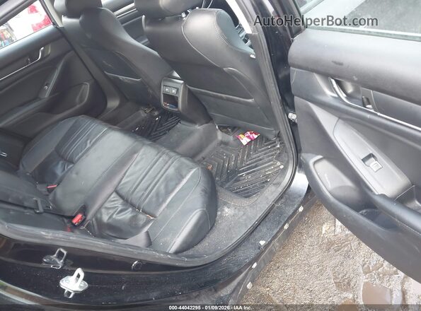 1HGCV1F47MA094670 2021 HONDA ACCORD Black VIN კოდის სტიკერის ხედი