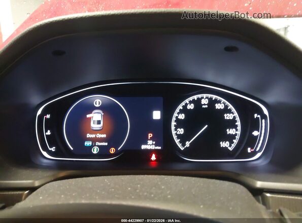1HGCV2F30KA031355 2019 HONDA ACCORD Red Вид задніх сидінь