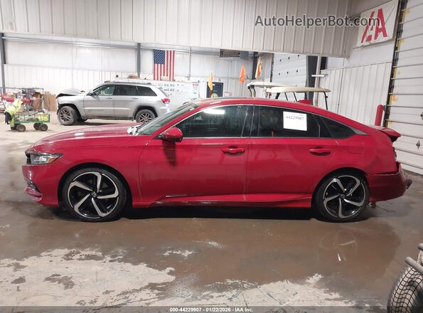 1HGCV2F30KA031355 2019 HONDA ACCORD Red Панорамний вид салону 360°