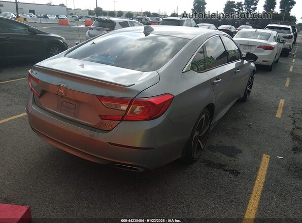 1HGCV2F35LA030817 2020 HONDA ACCORD Gray Задня права чверть
