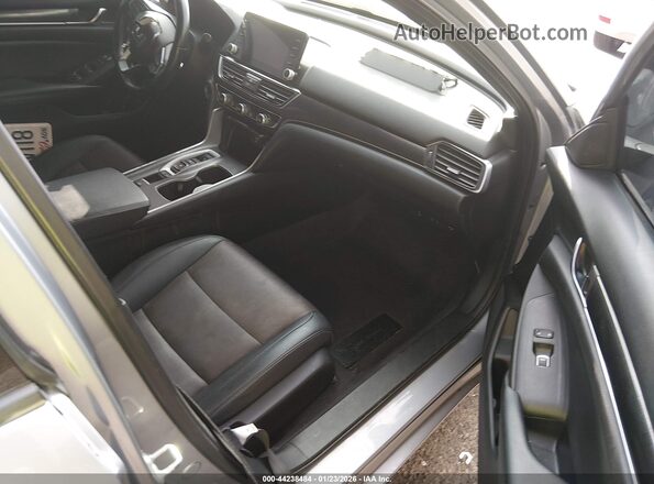 1HGCV2F35LA030817 2020 HONDA ACCORD Gray Вид салону спереду