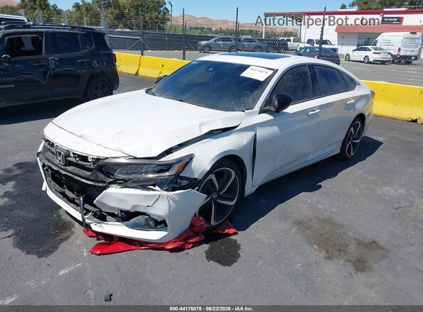 1HGCV2F37MA008934 2021 HONDA ACCORD Белый 