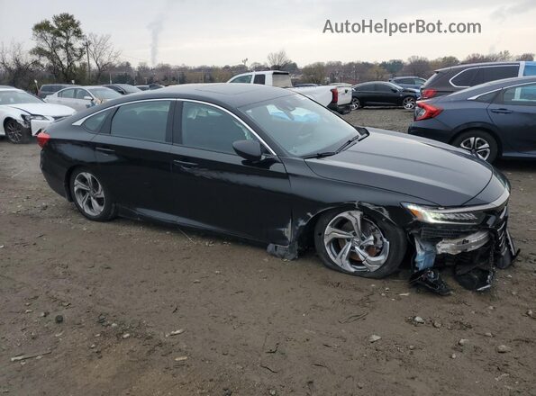 1HGCV2F3XNA010680 2022 HONDA ACCORD Black Front right